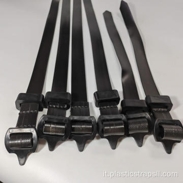 Estrusione personalizzata assemblata cingoli in PVC nero